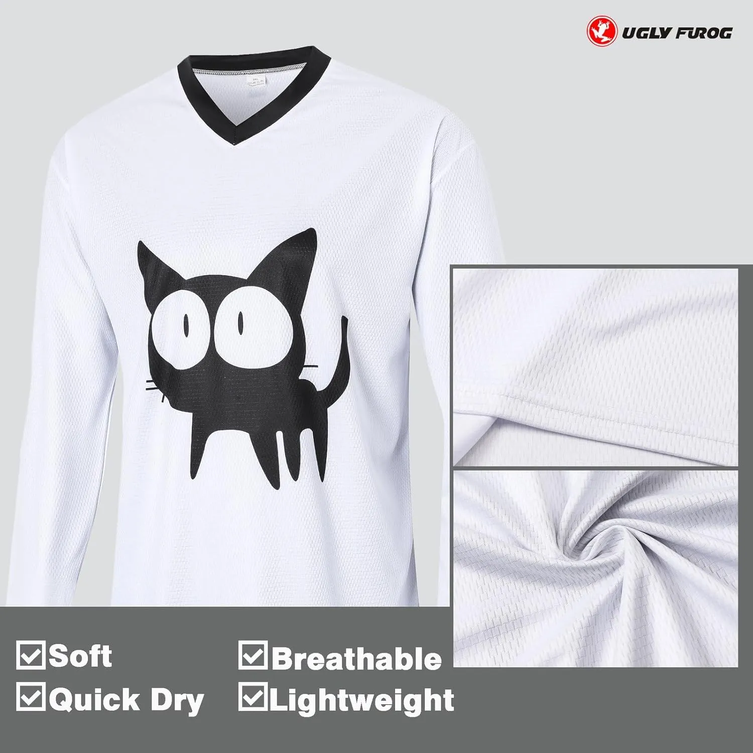 UGLY FROG Bike Wear Long Sleeve Men's Classic Fashion Cycling Downhill Jersey Sportswear Clothing