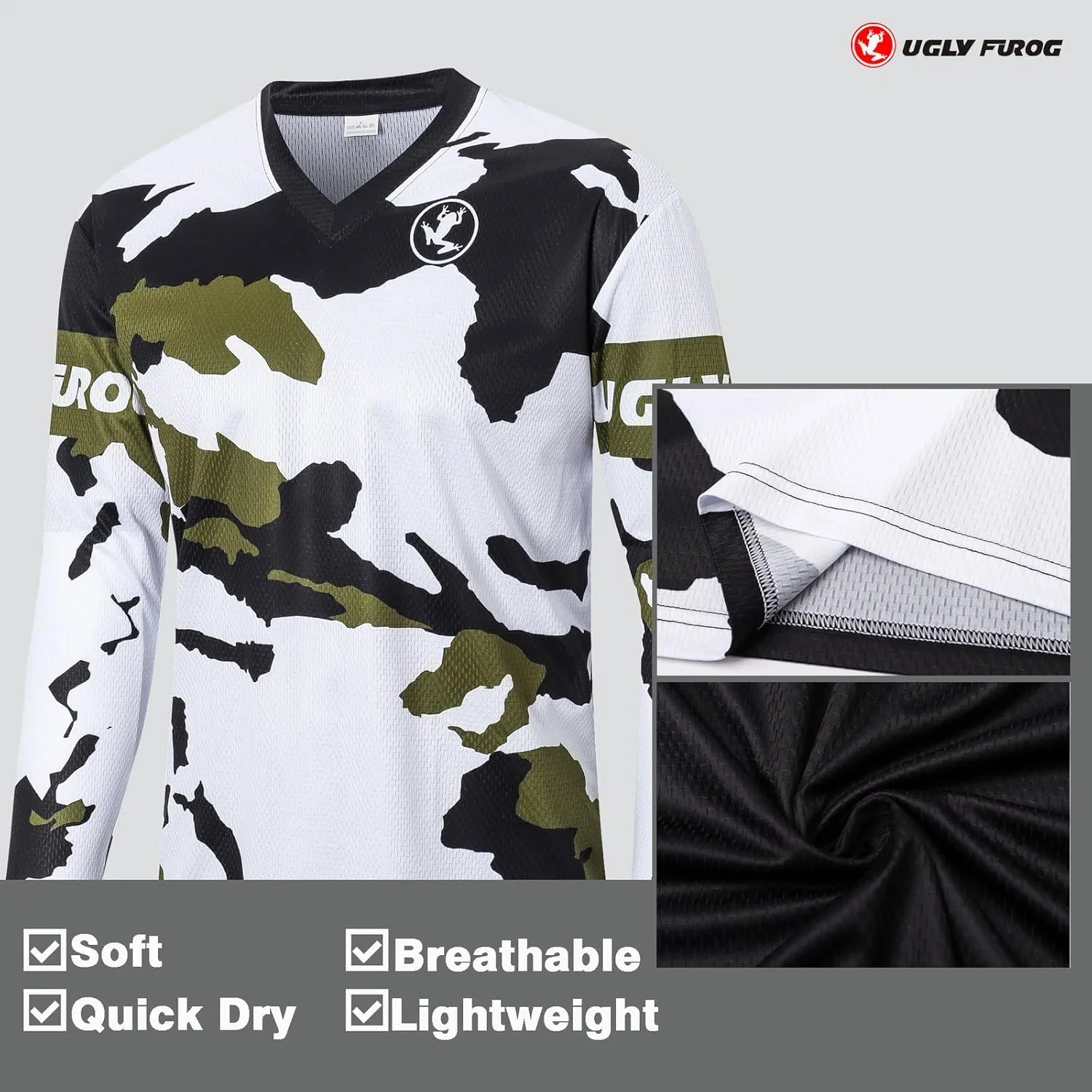 UGLY FROG Bike Wear Long Sleeve Men's Classic Fashion Cycling Downhill Jersey Sportswear Clothing