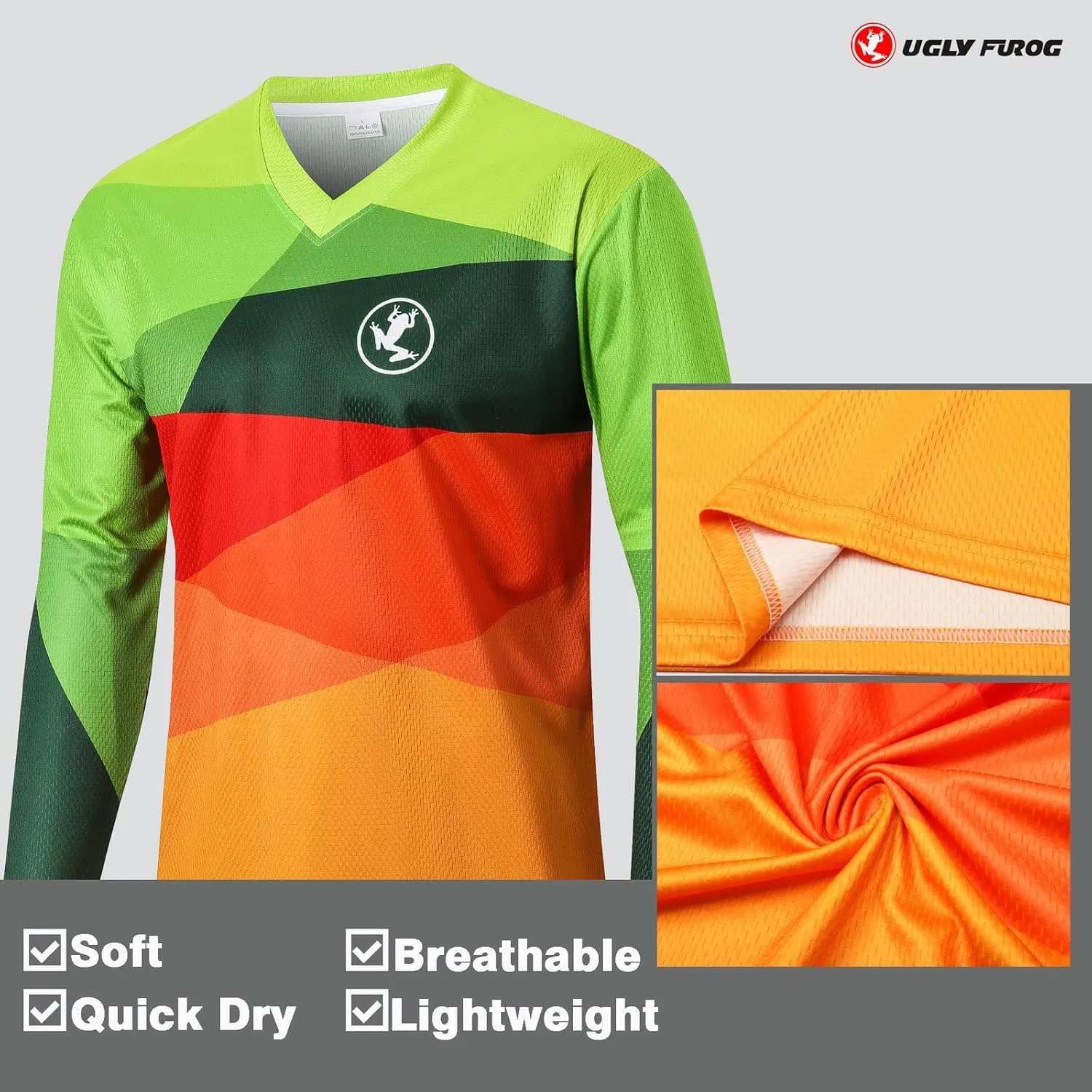 UGLY FROG Bike Wear Short Sleeve Men's Classic Fashion Cycling Downhill Jersey Sportswear Clothing