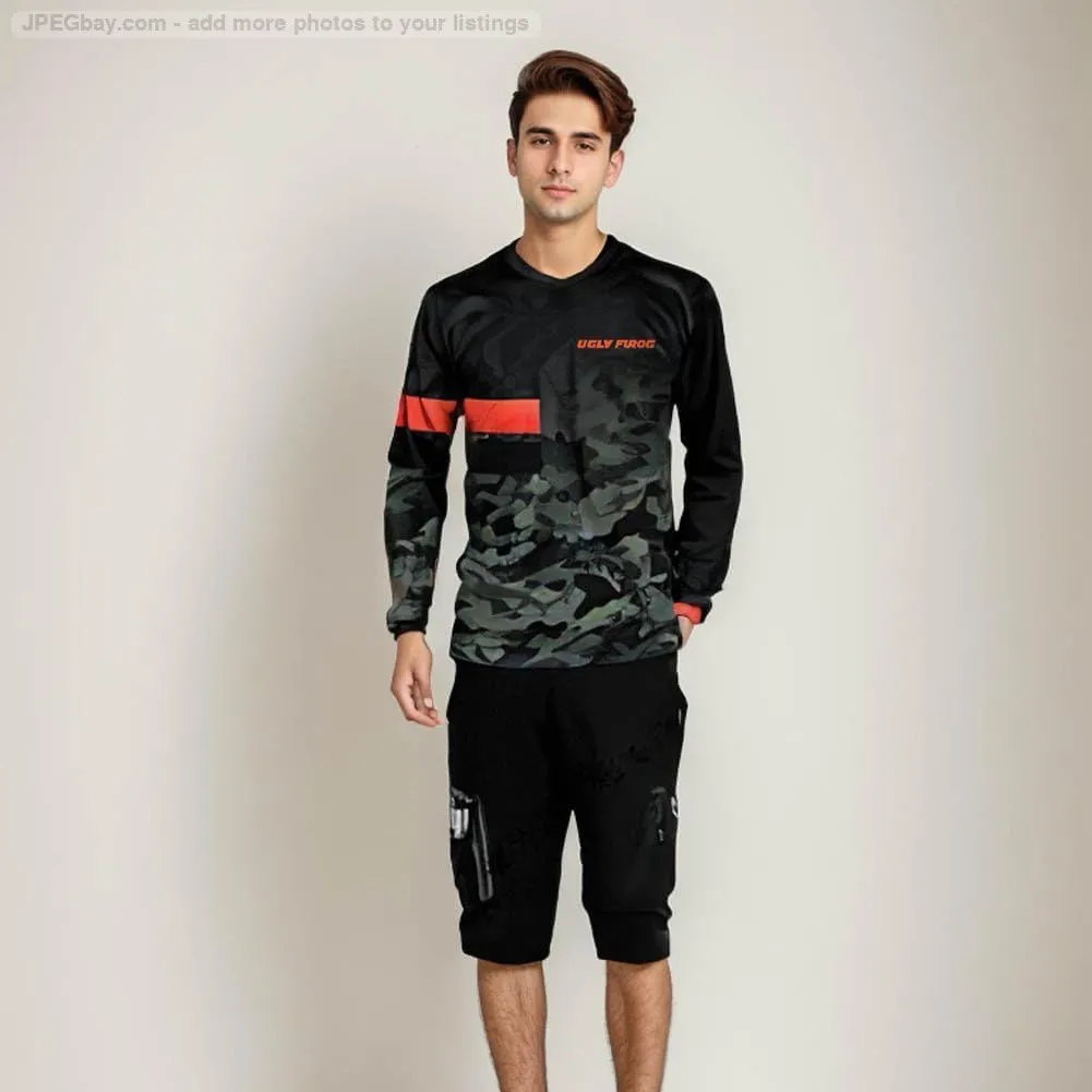 UGLY FROG Bike Wear Short Sleeve Men's Classic Fashion Cycling Downhill Jersey Sportswear Clothing