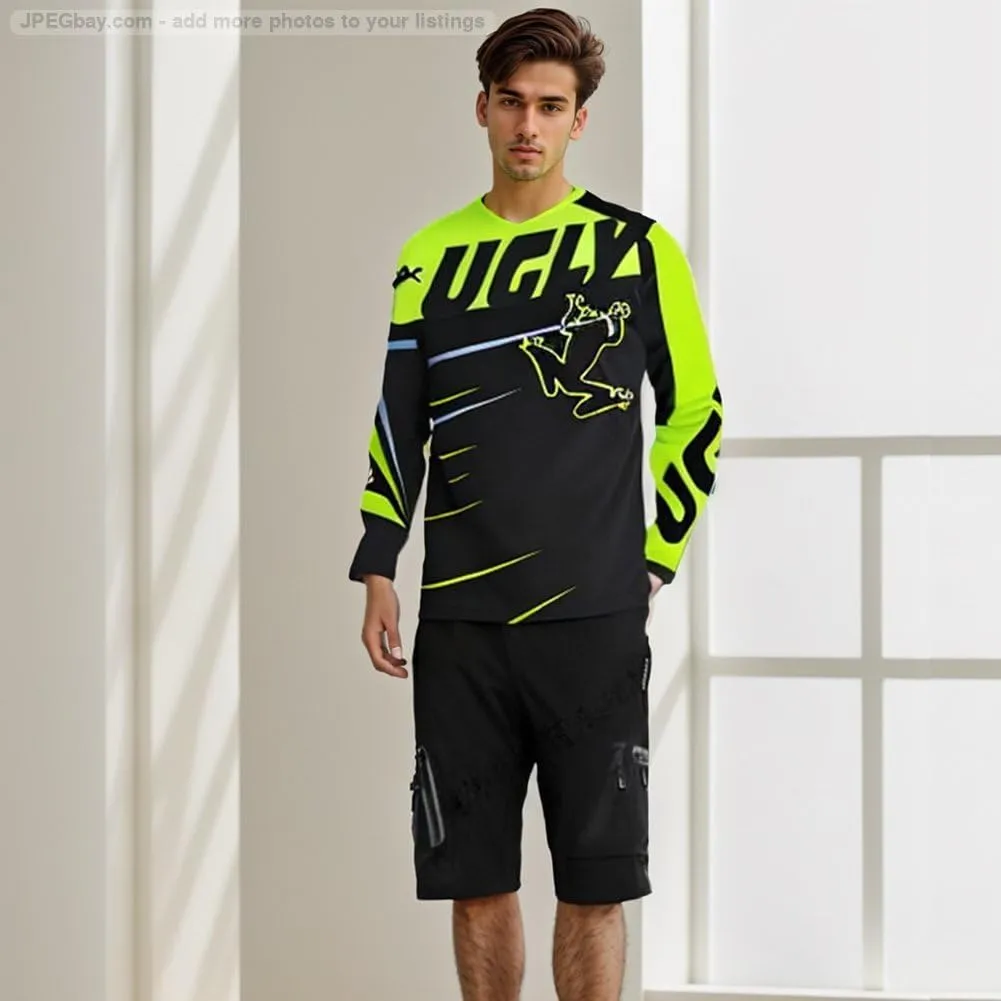 UGLY FROG Bike Wear Short Sleeve Men's Classic Fashion Cycling Downhill Jersey Sportswear Clothing