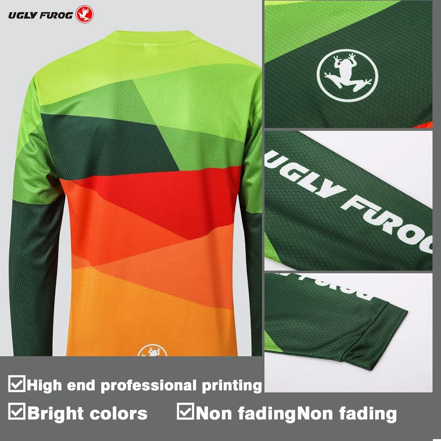 UGLY FROG Bike Wear Short Sleeve Men's Classic Fashion Cycling Downhill Jersey Sportswear Clothing