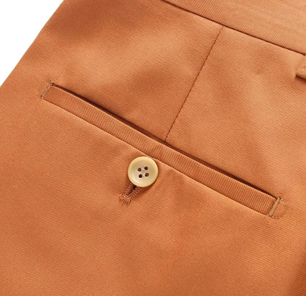 UNINUKOO Mens Dress Pants Slim Fit Solid Color Skinny Trousers Classic Business Casual Wedding Suit Pants