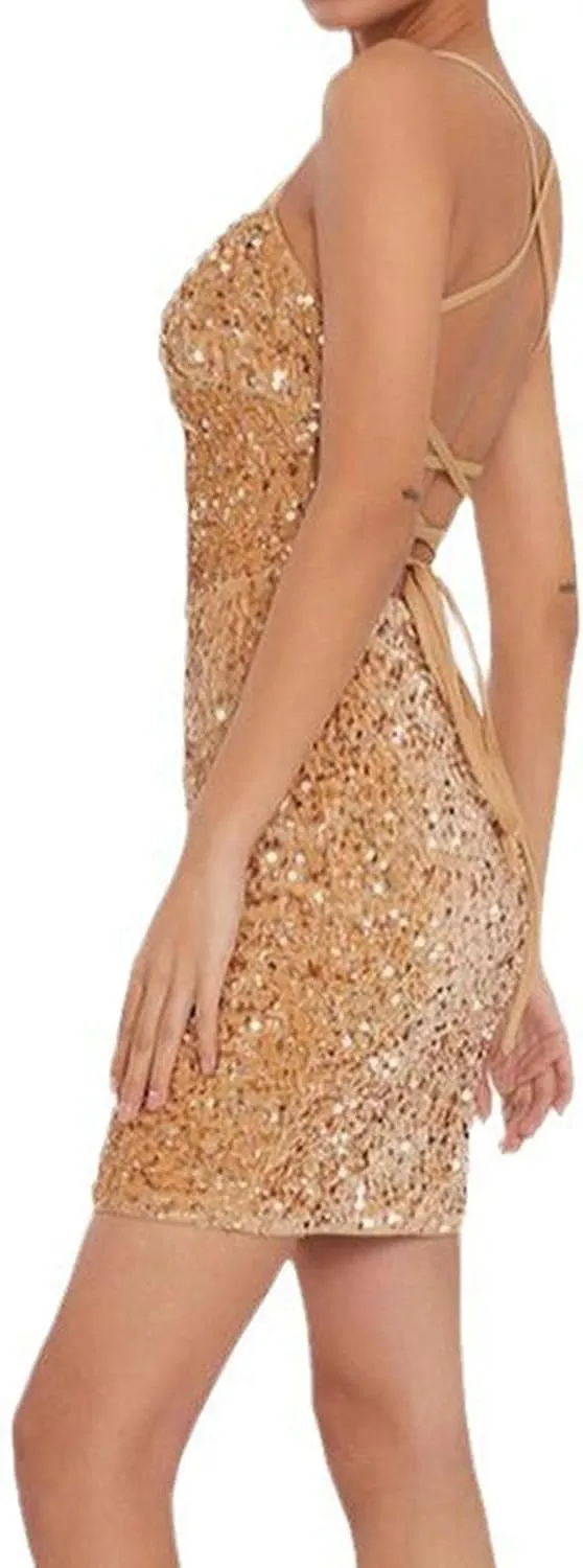 Women's Glitter Sleeveless Ruched Party Clubwear Bodycon Mini Dress Womens Satin Stretch Bodycon Party Mini Dresses